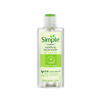 تونر آرامش بخش صورت سیمپل مدل Soothing Facial Toner مناسب انواع پوست حجم 200 میلی لیتر