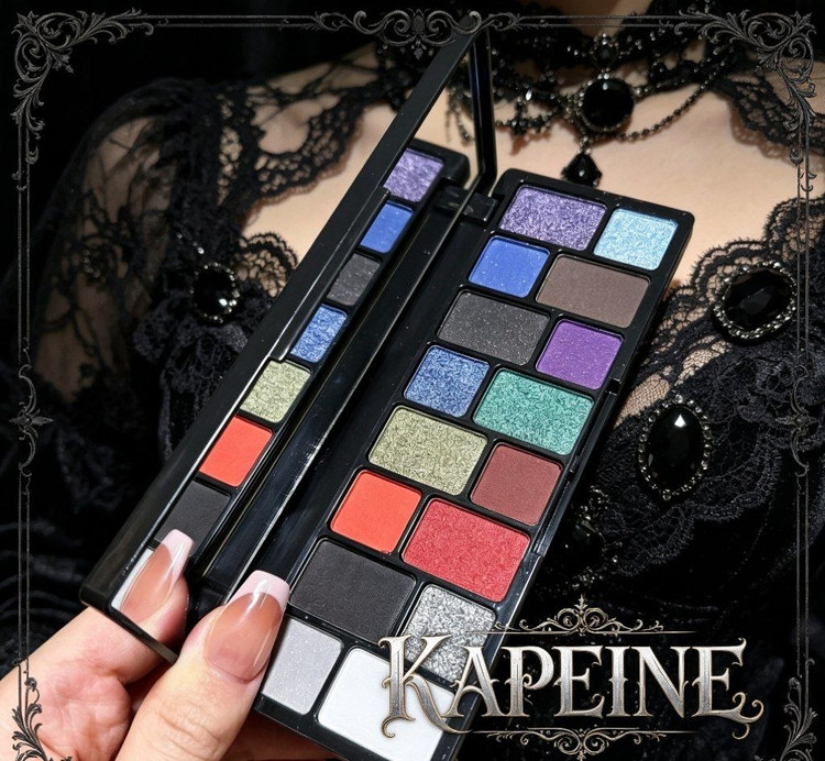 پالت سایهچشم ۱۶ رنگ گوتیک از برند K’apeine